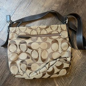 Coach purse, brown, good condition